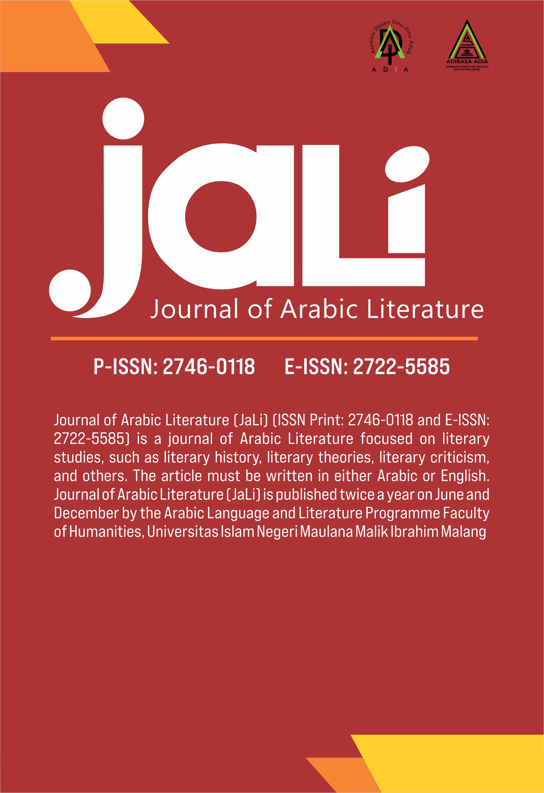Journal of Arabic Literature (JaLi)